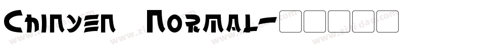 Chinyen  Normal字体转换
